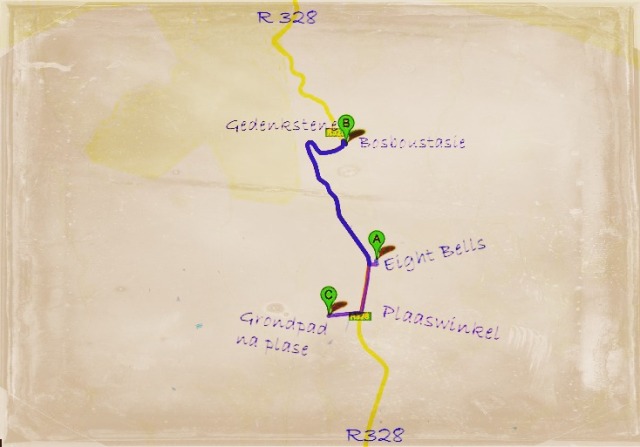 Ruiterbos deel 2 kaart